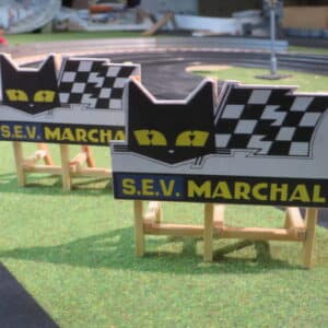 HANDBUILD RACETRACK BILLBOARD