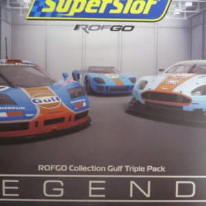SCALEXTRIC (superslot) GULF TRIPLE PACK