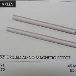 NSR DRILLED AXLE 55MM