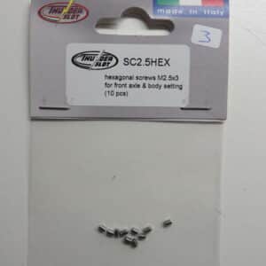 THUNDERSLOT HEXAGONAL SCREWS M2.5X3