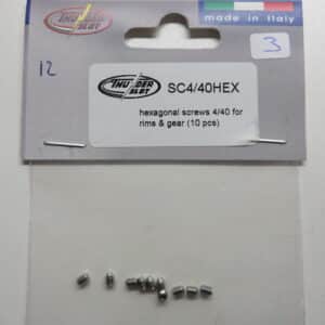 THUNDERSLOT HEXAGONAL SCREWS 4/40 FOR RIMS & GEAR